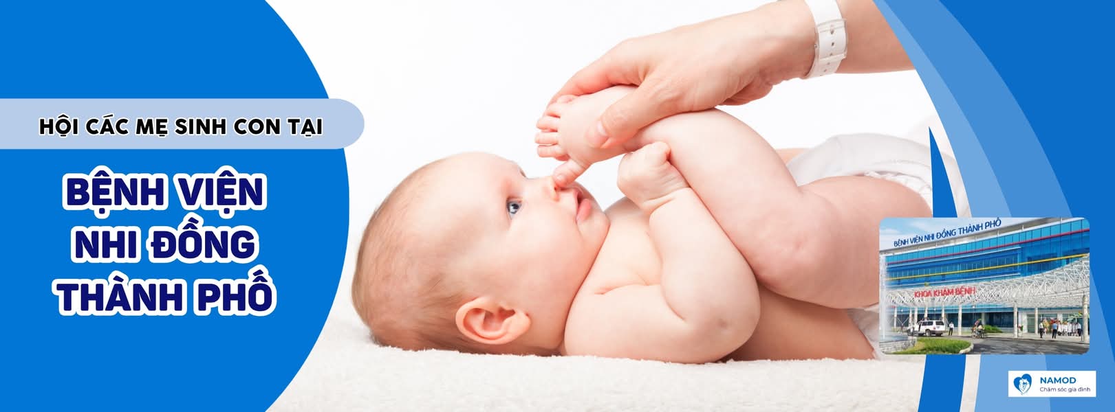 Hội các mẹ sinh con tại Bệnh viện Nhi Đồng Thành Phố