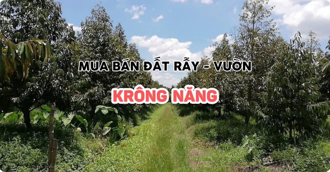 Mua bán đất rẫy - vườn Krông Năng Đắk Lắk