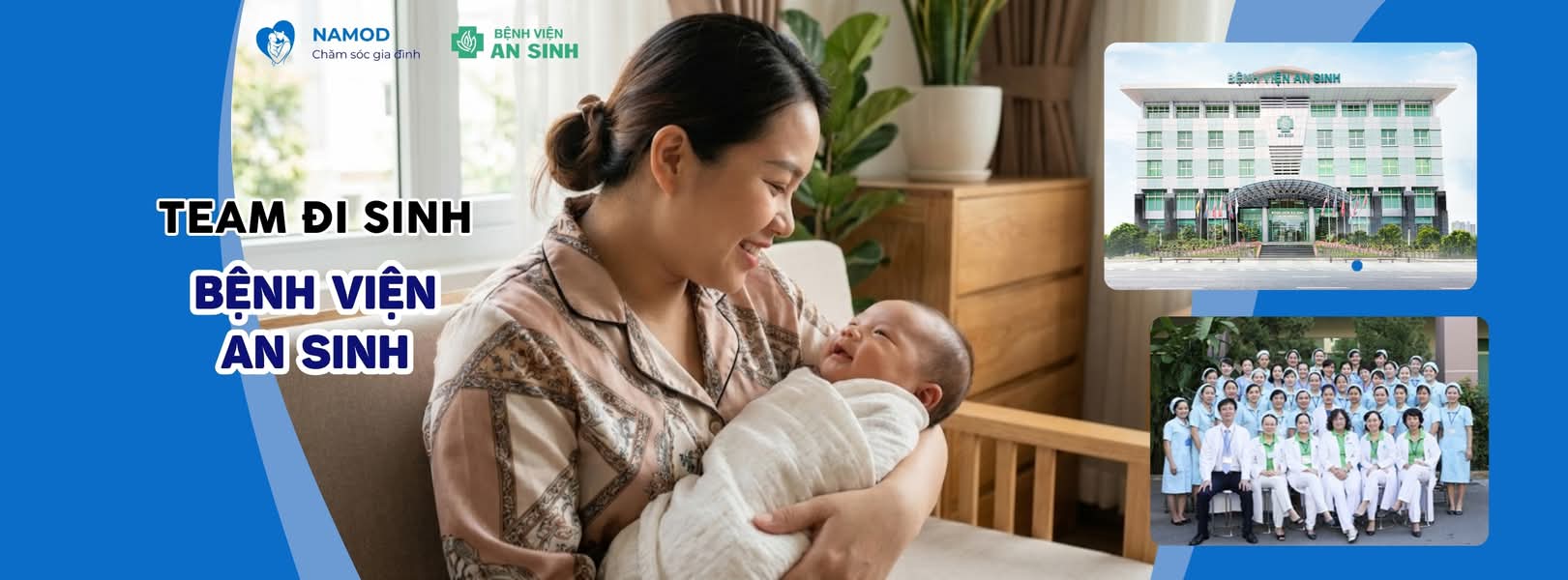 Team đi sinh Bệnh viện An Sinh