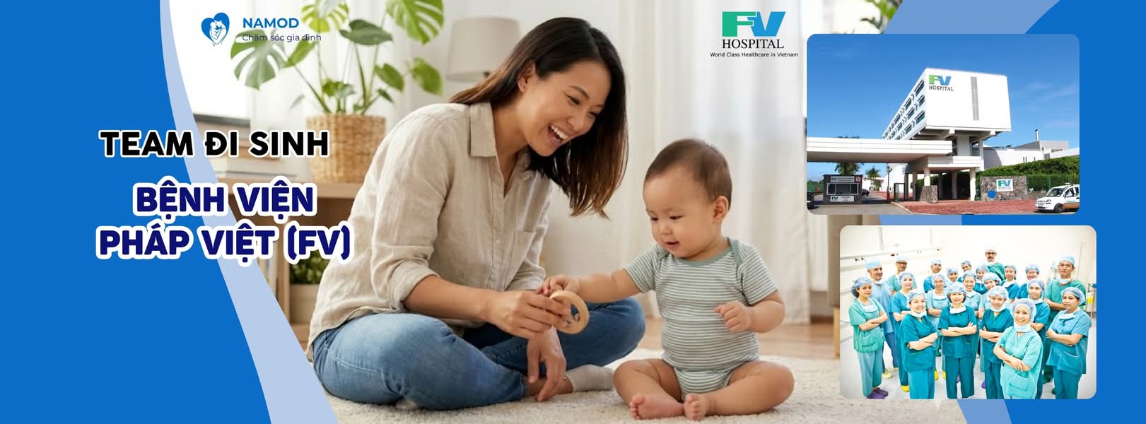 Team đi sinh Bệnh viện Pháp Việt (FV)